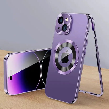 Premium Metal Magnetic Case for iPhone 15 14 13