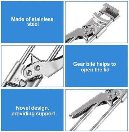 Easy Grip Lid Opener for Arthritis Hands Stainless Steel