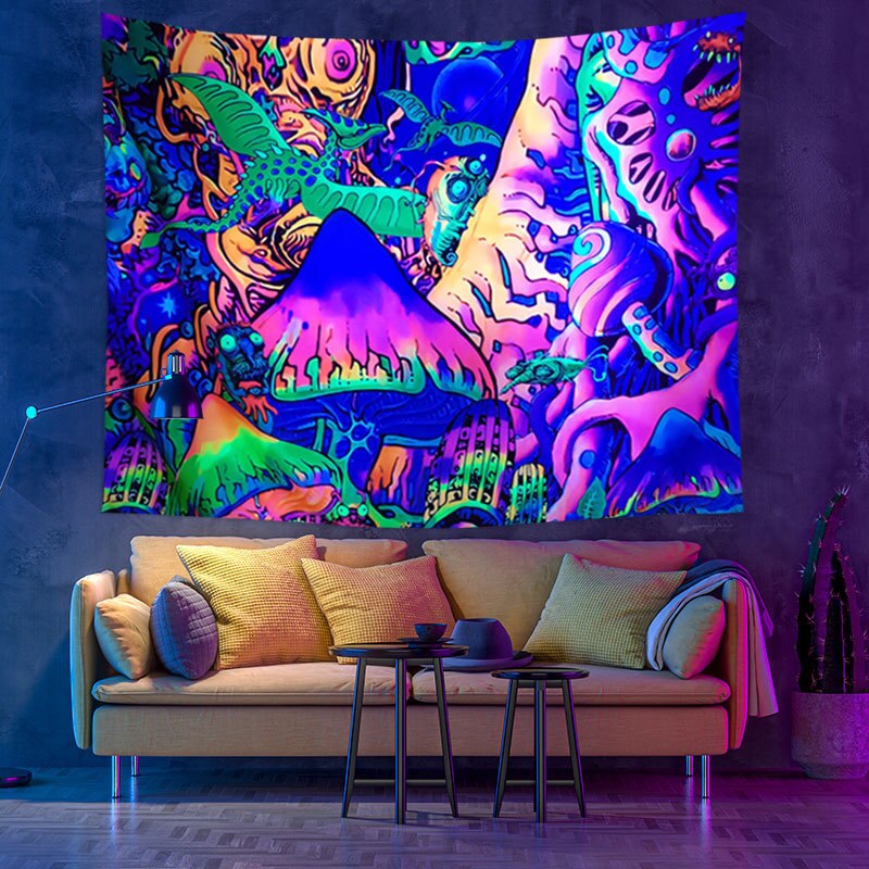 Vibrant Colorful Wall Hanging Tapestry