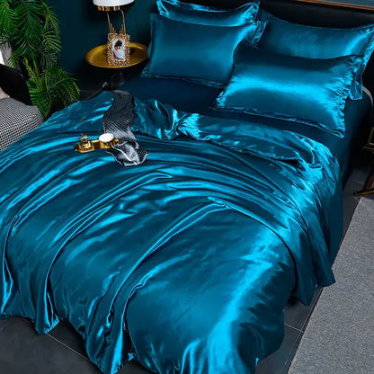 Soft Satin Bed Duvet Cover