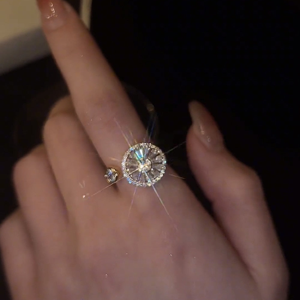 Colorful Floral Spinning Ring - Befez