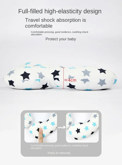 Soft Baby Head Support Pillow for Stroller and Car