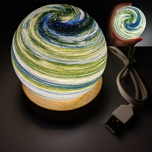 Colorful Mini Solar LED Night Light Galaxy Decor - Befez