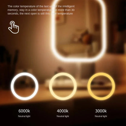Bright LED Vanity Mirror with Adjustable Lighting