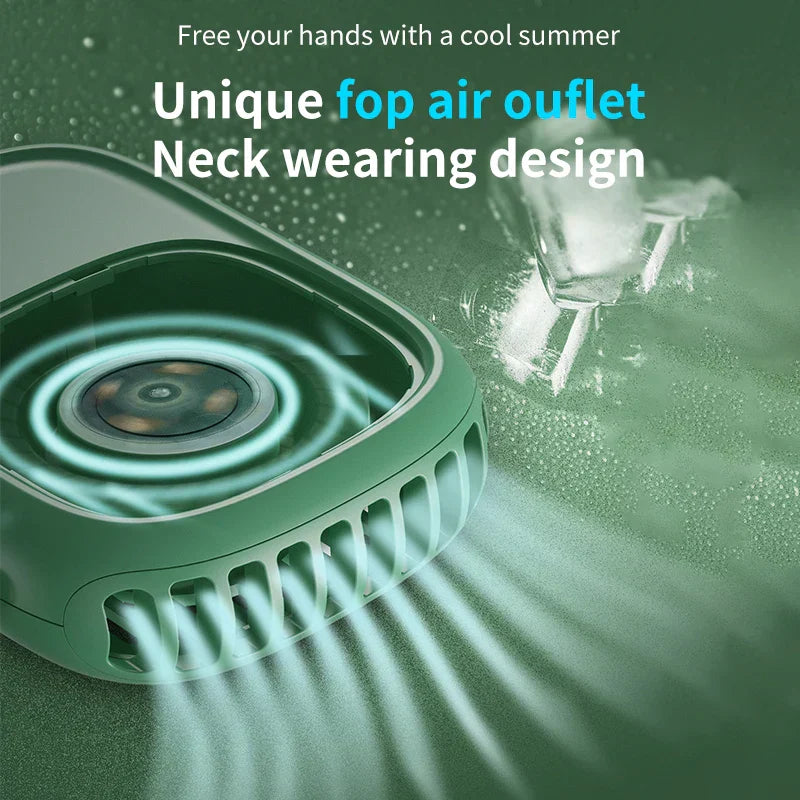 Compact Personal Neck Cooler Fan