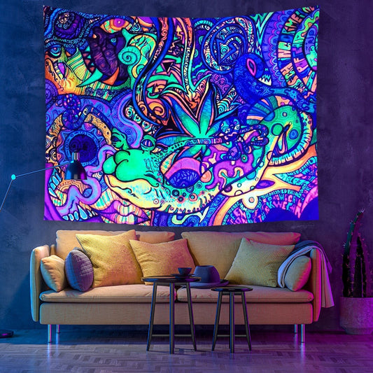 Vibrant Colorful Wall Hanging Tapestry - Befez