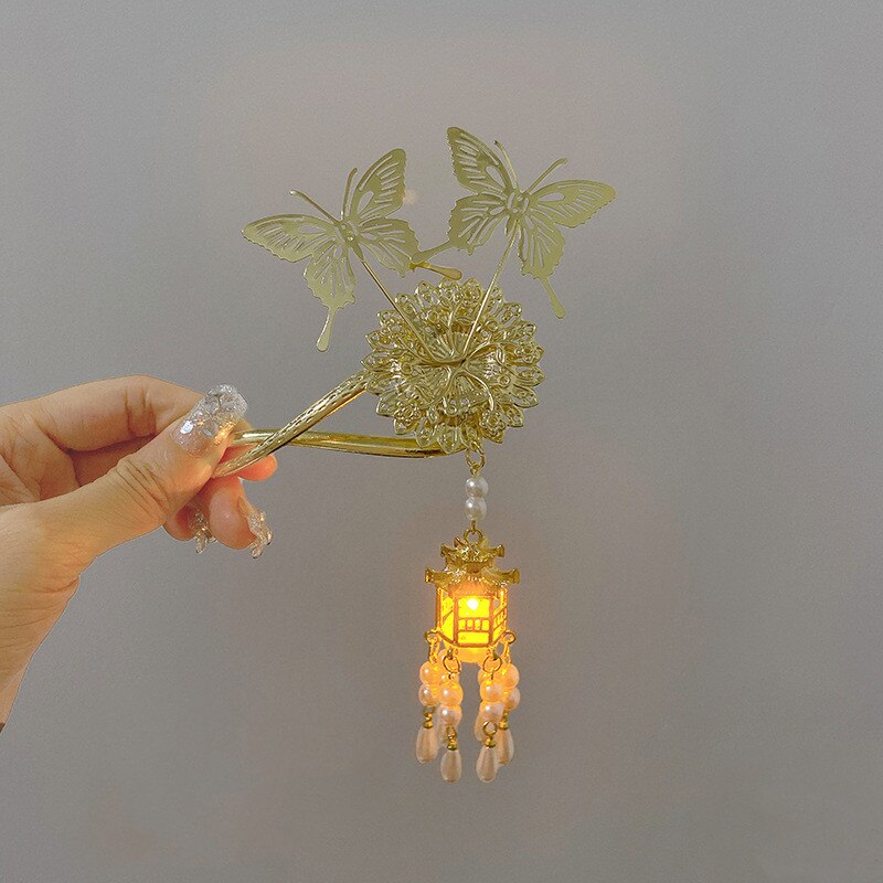 Vintage Inspired Hairpin Lantern Clips