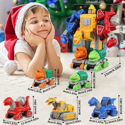 Ultimate 5-in-1 Transforming Car Toy Set