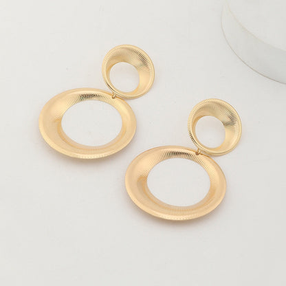 Luxury Circle Earrings | Elegant Bold Statement Jewelry