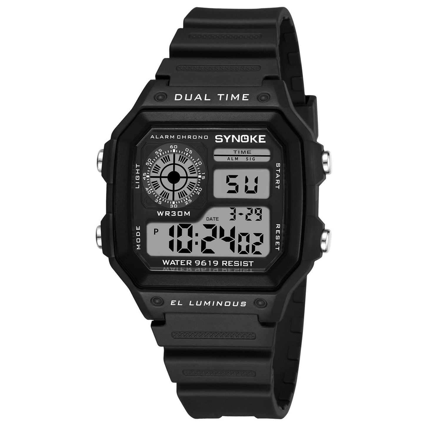 Tactical Heavy Duty Water Resistant Chrono Watch