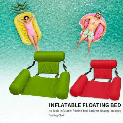 Comfortable Pool Float Lounge Chair - Adjustable & Portable