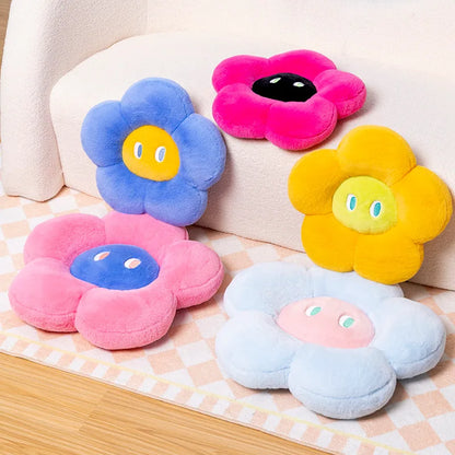 Cute Floral Pillow with Face