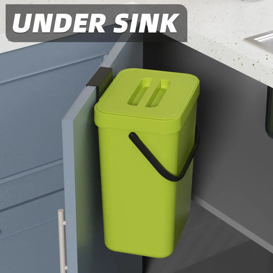 Space Saving Wall Mount Mini Bin with Lid - Befez