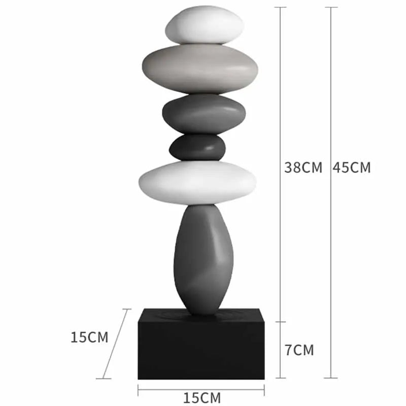 Serenene | Natural Rock Balance Decorative Accent - Befez