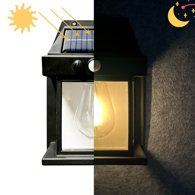 Eco Friendly Solar Powered LED Wall Light
