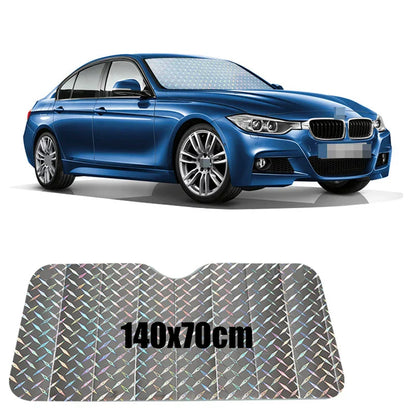 Premium Car Sun Shade with UV and Heat Blocker