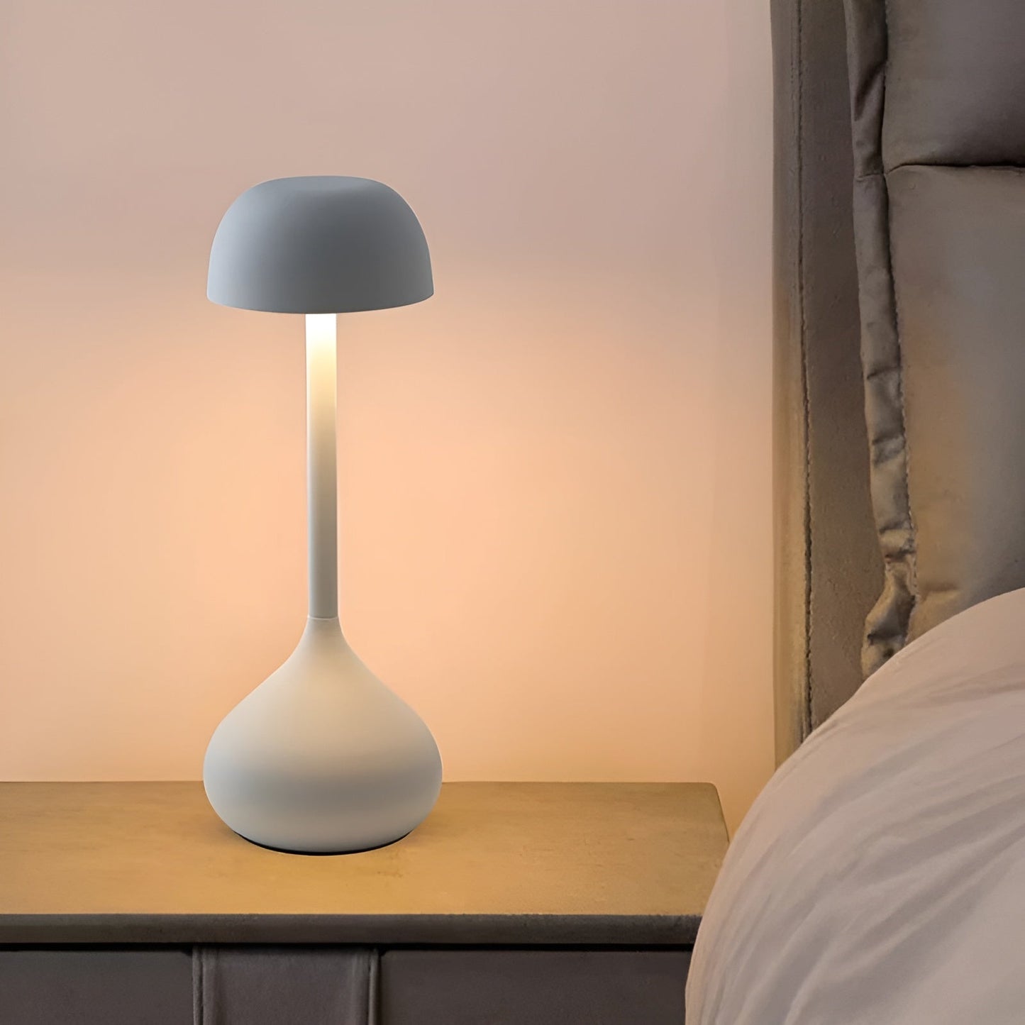 Sleek Dimmable Wireless LED Table Lamp