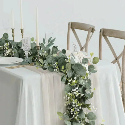 Fresh Eucalyptus Artificial Garland Set