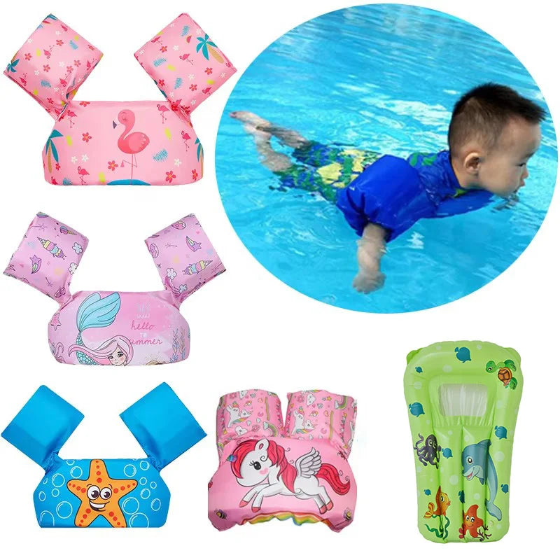 Kids Pool Float Vest with Arm Flotation Devices - Befez