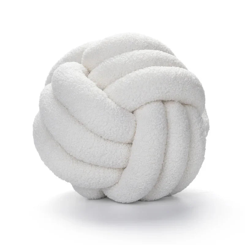 Textured Rope Knot Decor Pillow