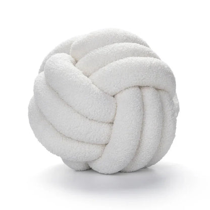 Textured Rope Knot Decor Pillow