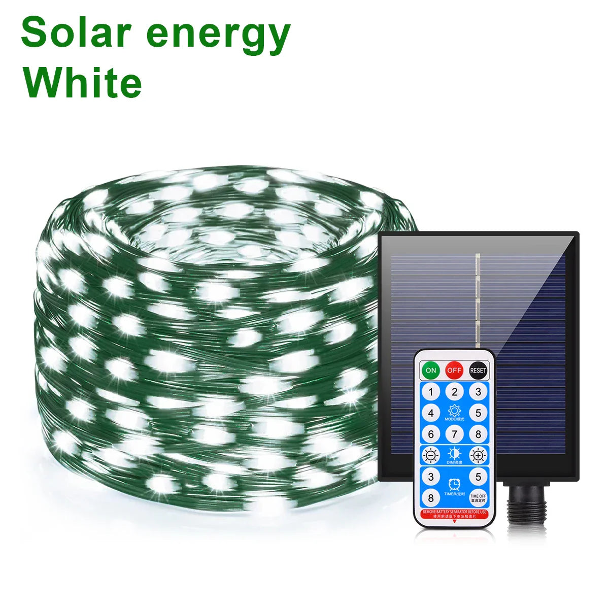 Outdoor Solar Fairy Lights 100M Waterproof LED Decoration