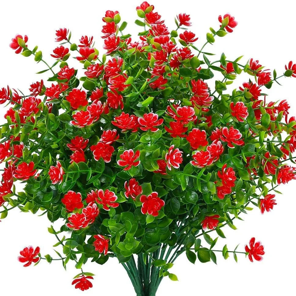 Colorful Outdoor Artificial Hanging Flowers