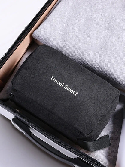 Compact Travel Toiletry Bag with Wet Dry Separator