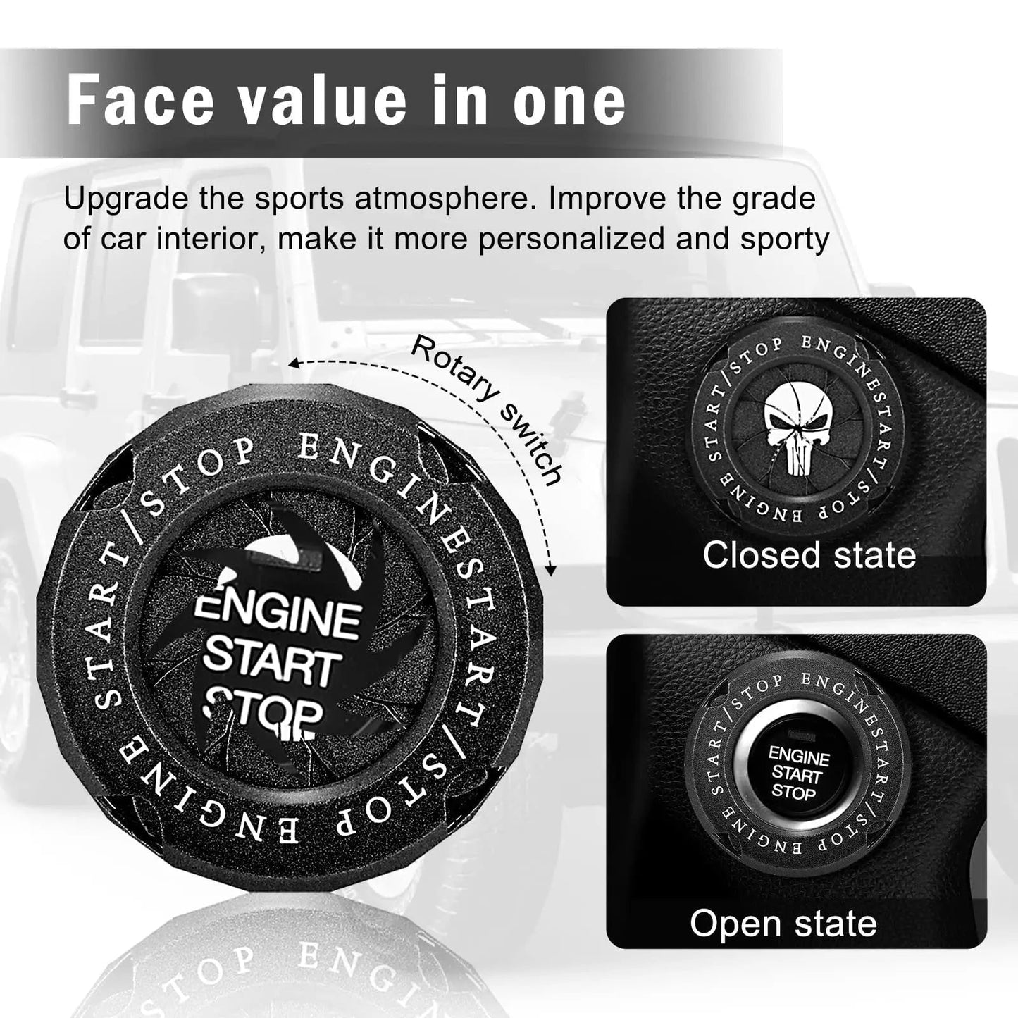 Premium Protective Car Start Button Cover