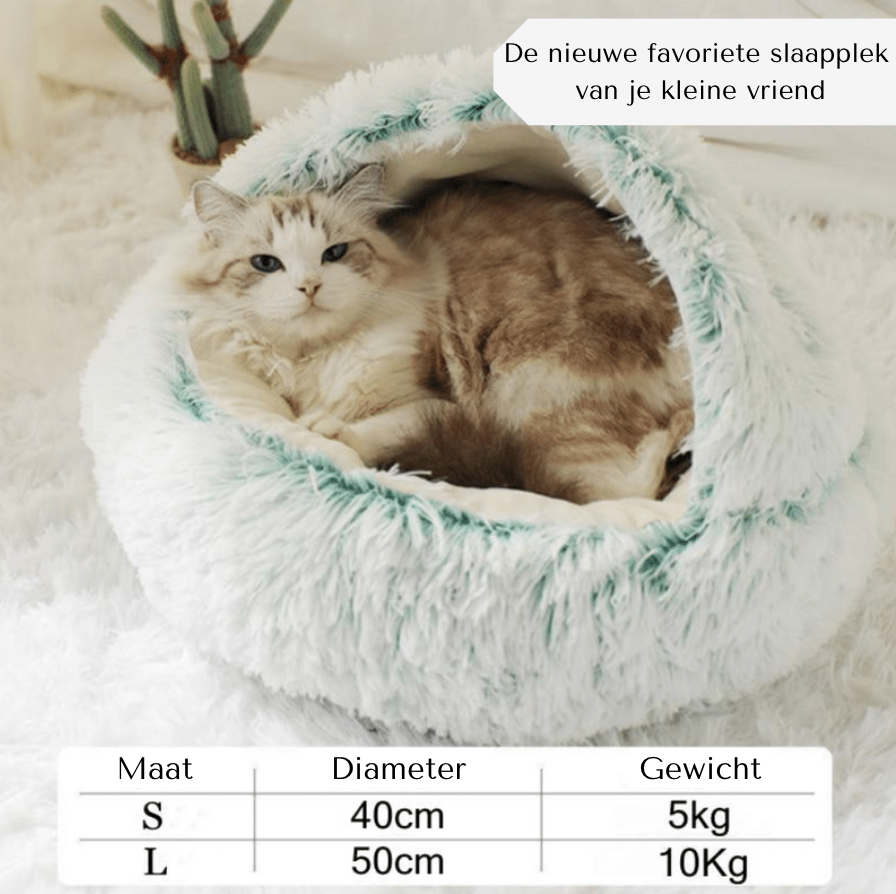 Pet Wicker Bed Basket for Cats and Dogs