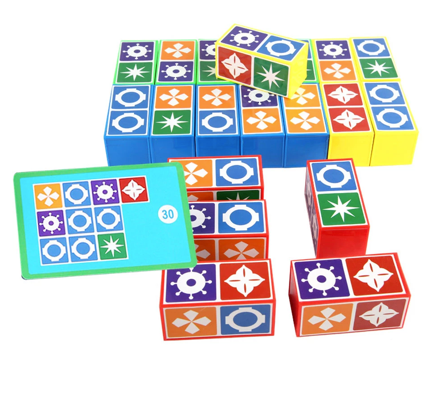 Fun Shape Matching Cube Puzzle Toy