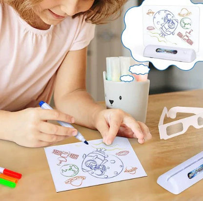 Colorful LED Light Drawing Board