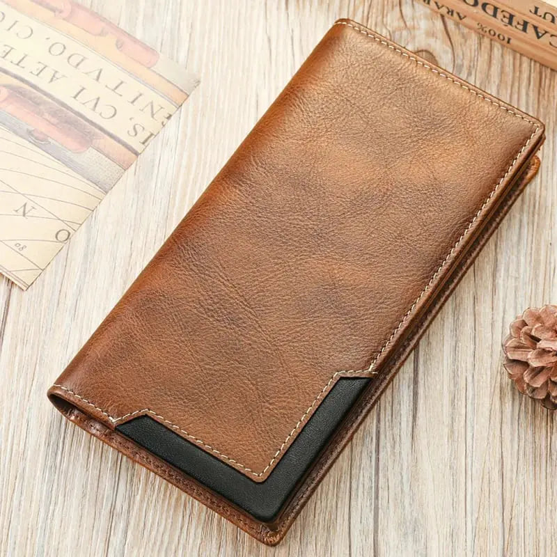 Thin Classic Wallet - Strong Faux Leather, Well Organized