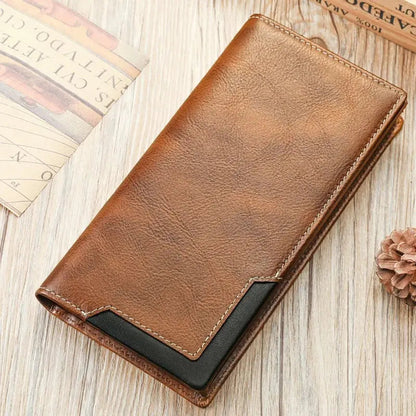 Thin Classic Wallet - Strong Faux Leather, Well Organized