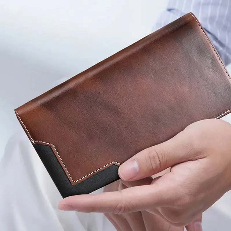 Thin Classic Wallet - Strong Faux Leather, Well Organized