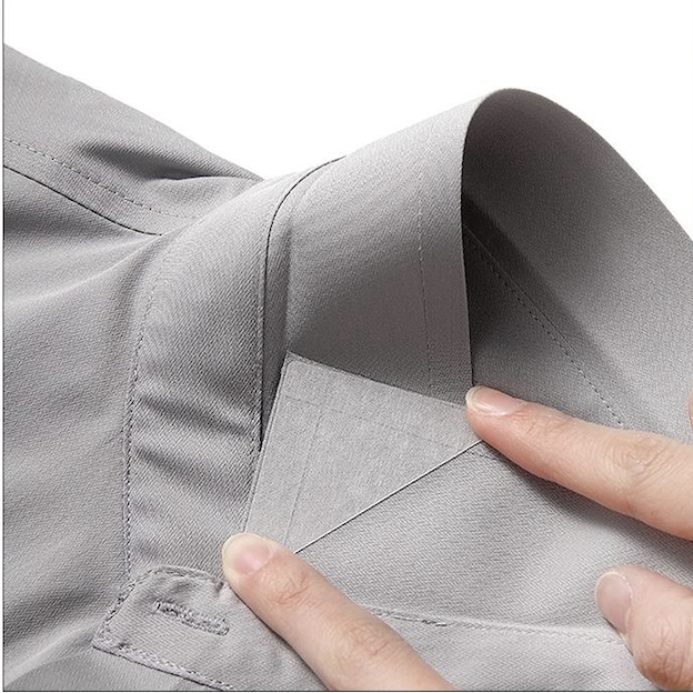 Clear Shirt Collar Stays Set
