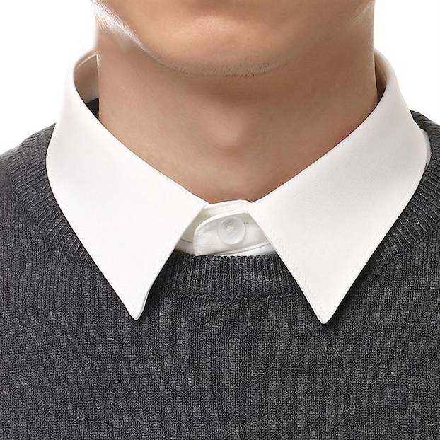 Clear Shirt Collar Stays Set