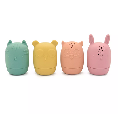 Soft Rubber Kids Bath Play Set