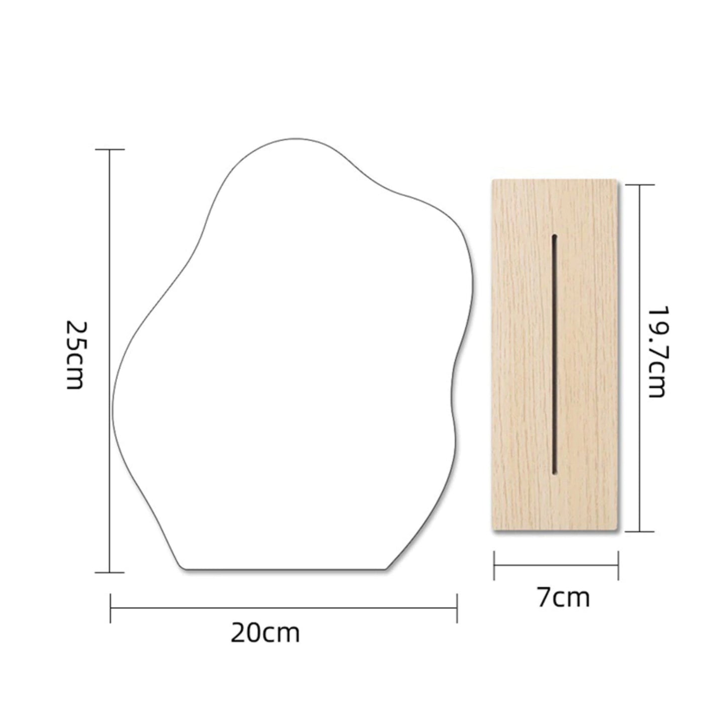Stylish Curved Wall Mirror