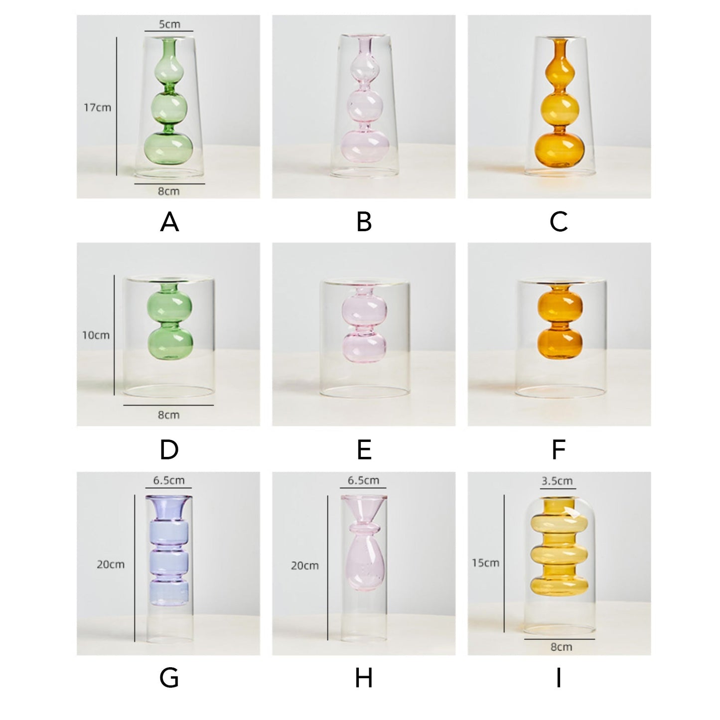 Sparkling Clear Home Vases