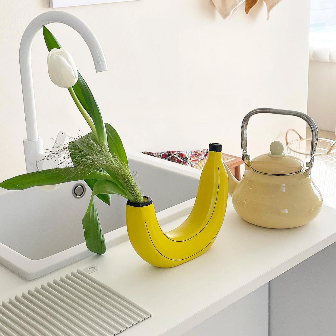 Fresh Fruit Ceramic Vase