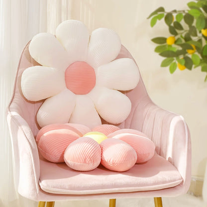 Soft Floral Throw Pillow