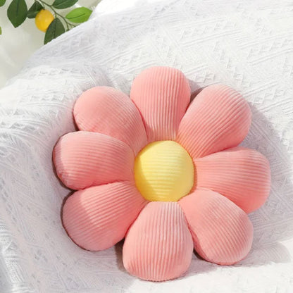 Soft Floral Throw Pillow