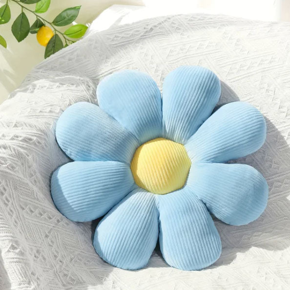 Soft Floral Throw Pillow