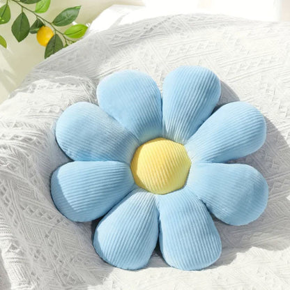 Soft Floral Throw Pillow