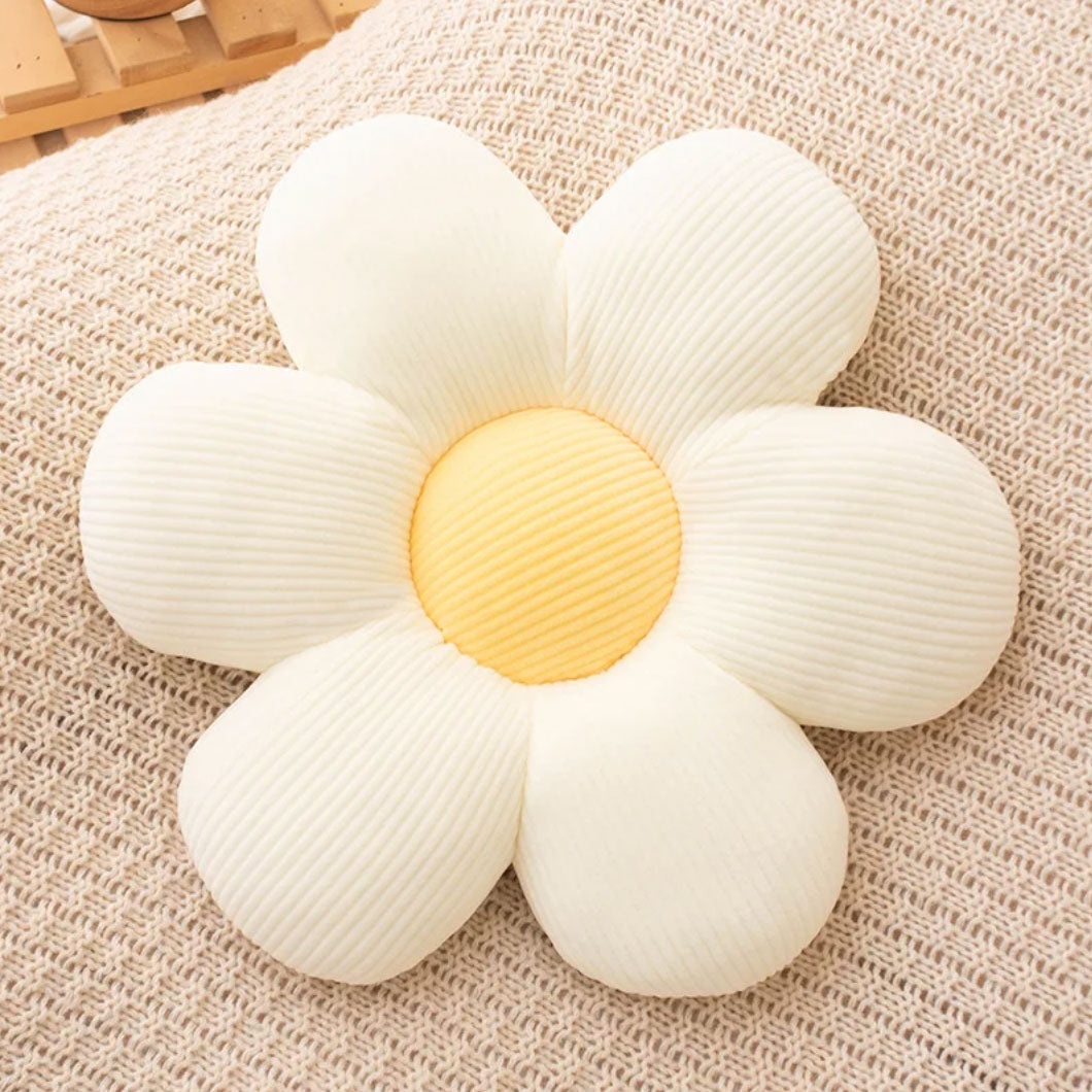 Soft Floral Throw Pillow