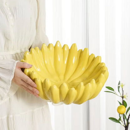 Yellow Fruit Kitchen Storage Dish