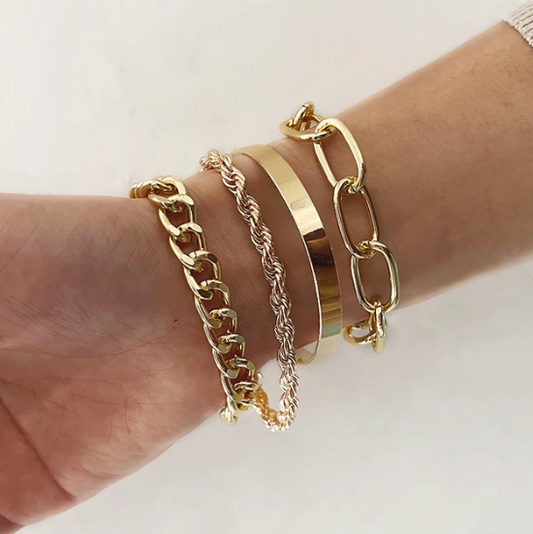 Beautiful 4-Piece Bangle Set - Befez