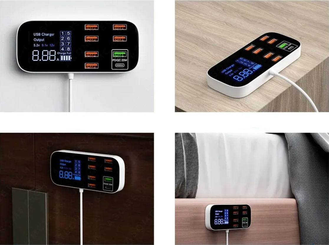 Quick Multi Port USB Wall Charger
