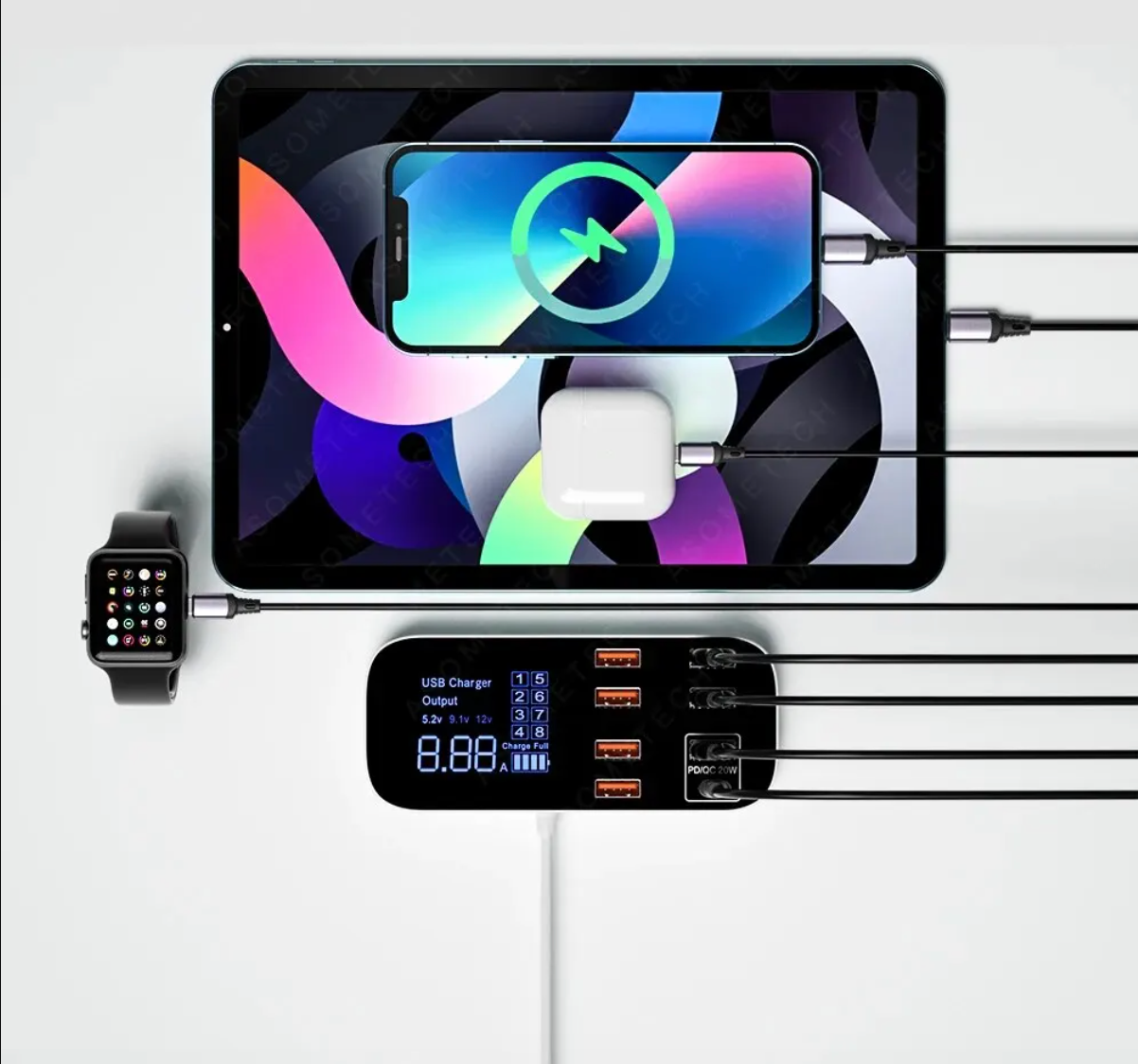 Quick Multi Port USB Wall Charger